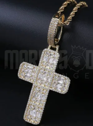 Iced Out Cross Necklace - Markusdayan