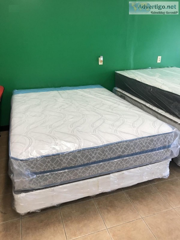 brand new queen size mattress and boxspring for sale thick mattr