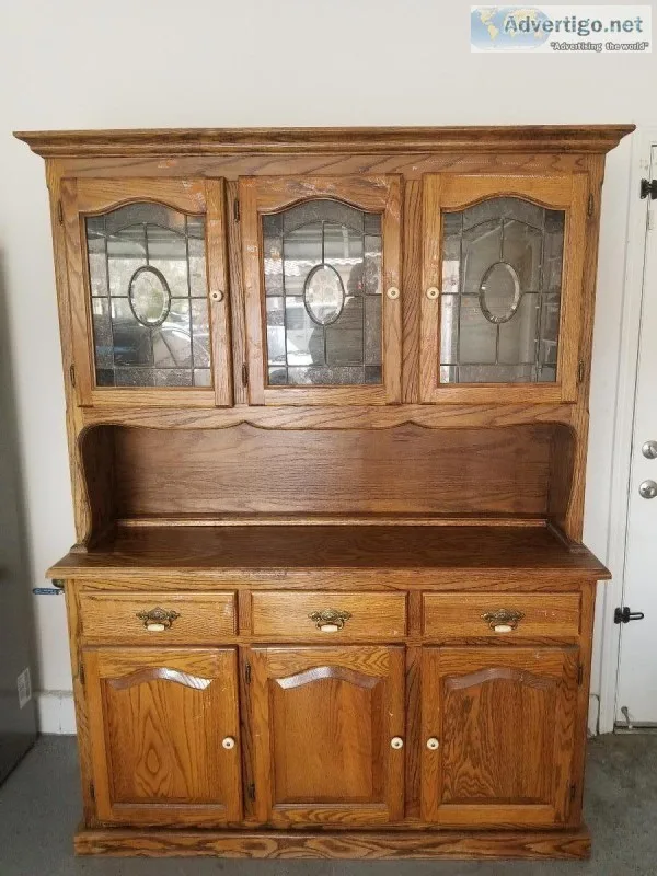 Vintage China Cabinet and Hutch