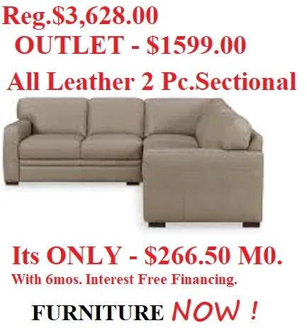 BEST PRICES ON ALL LEATHER FURNITURE - FURNITURE NOW