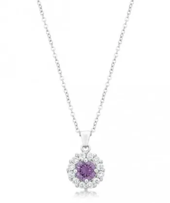 Lavender Sparkle Necklace For Sale  Inspired Silver