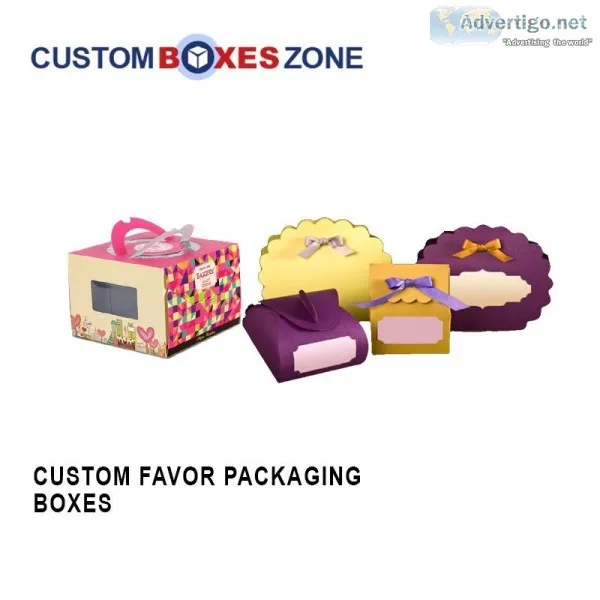 You Can Get Custom Favor Boxes Wholesale Rate