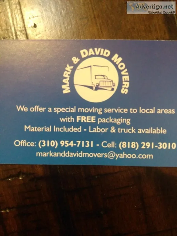 Markanddavidmoversy ahoo.com