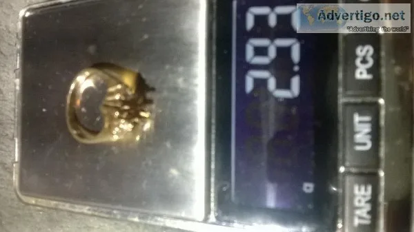 solid 10K yellow gold ring for repair or scrap