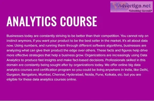 Data Analytics Courses