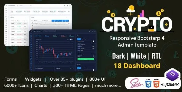 Crypto Tokenizer Cryptocurrency Dashboard Admin Template