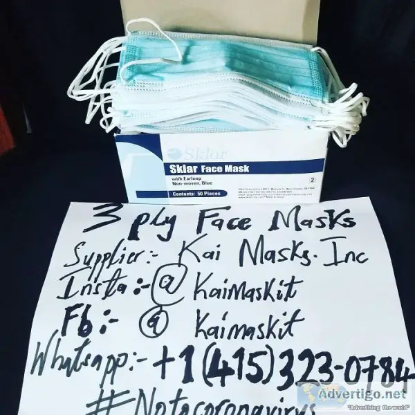 Order 3 Ply 3M N95 KN95 Face Mask and Sanitizer