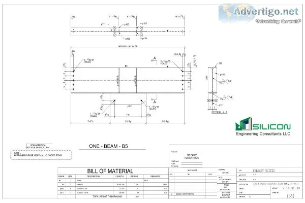 Structural Steel Fabrication Drawing Services Ohio - Silicon Eng