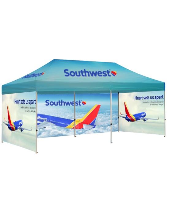 Heavy Duty 10x20 Pop Up Canopy Tents With Full Color Graphics  G