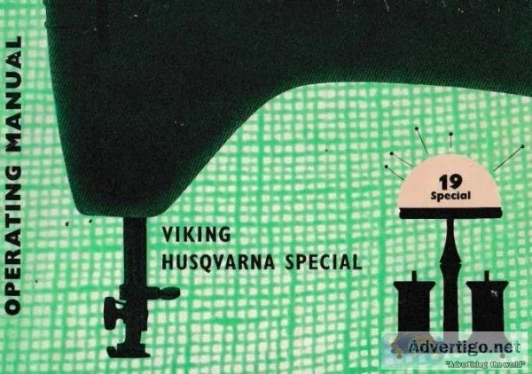 Viking Husqvarna Special 19 Sewing Machine Instruction Manual