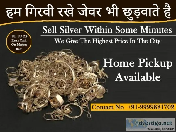 Cash for Silver  Silver Buyer In Delhi