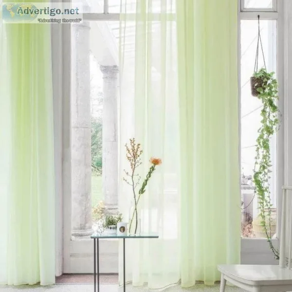 Give your home a new look with modern Sheer Curtains
