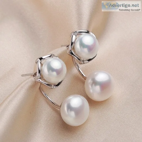 100% 925 Sterling Silver Real Freshwater Pearl Jewelry and Semi-