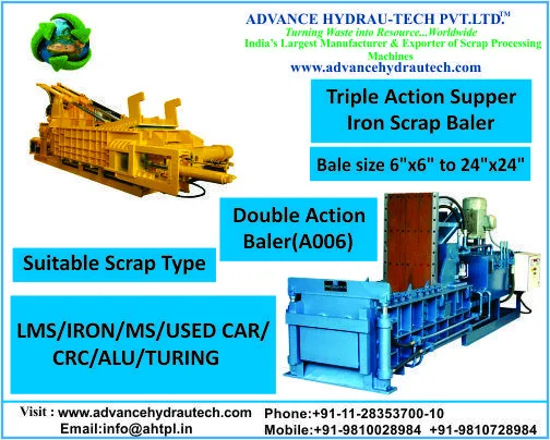Baling Press - Metal Scrap Baler Manufacturer