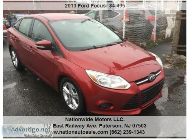 2013 Ford Focus SE 4dr Sedan 4495