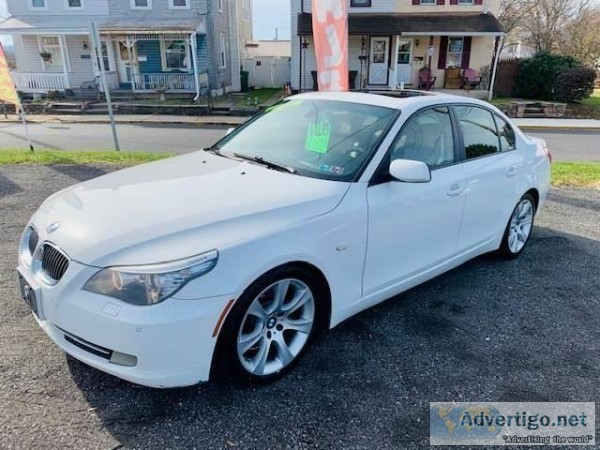 2008 BMW 5 Series White