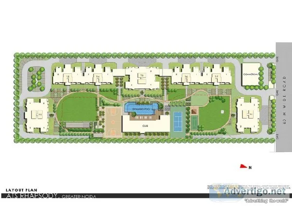 ATS Rhapsody &ndash Luxury 4BHKSQ Flat at Greater Noida