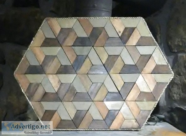 Beautiful handmade rustic artwork