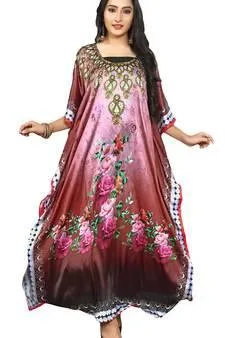 Checkout Satin Kaftan Dresses from Mirraw Best Discounts