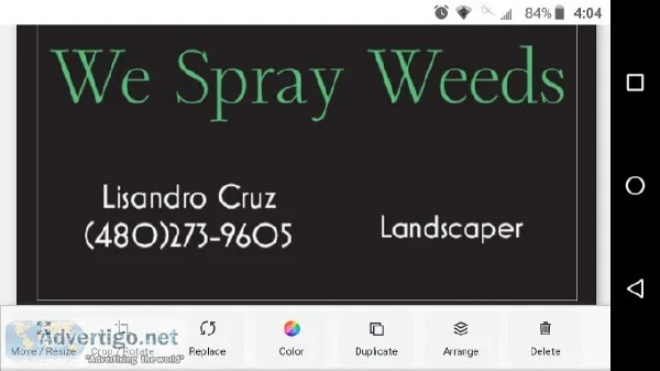 Weed Spraying