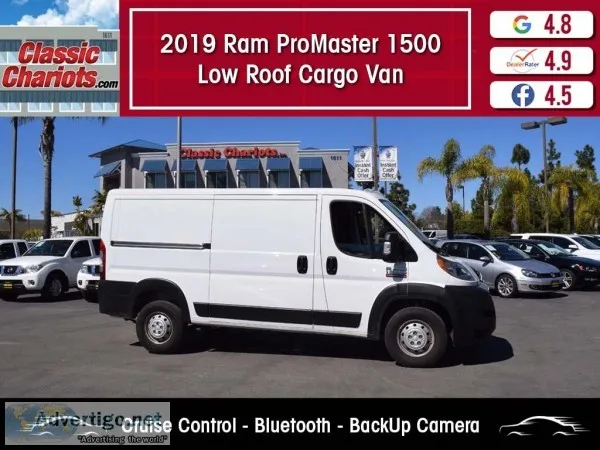 Used 2019 RAM ProMaster 1500 Low Roof Cargo Van for Sale in San 