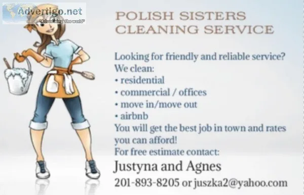 Polish sisters cleaning service