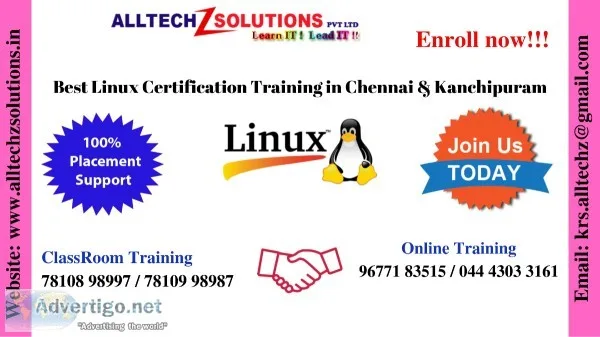 Linux Training Institutes in Chennai