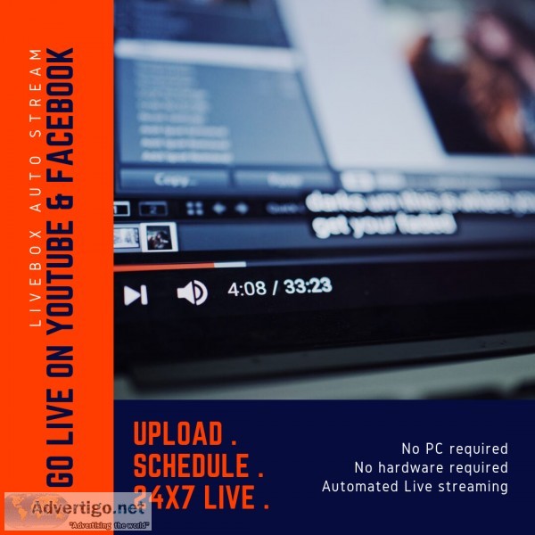 Make your own live streaming TV Station with Livebox