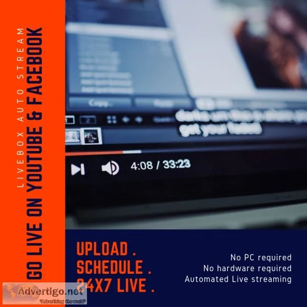 Make your own live streaming TV Station with Livebox