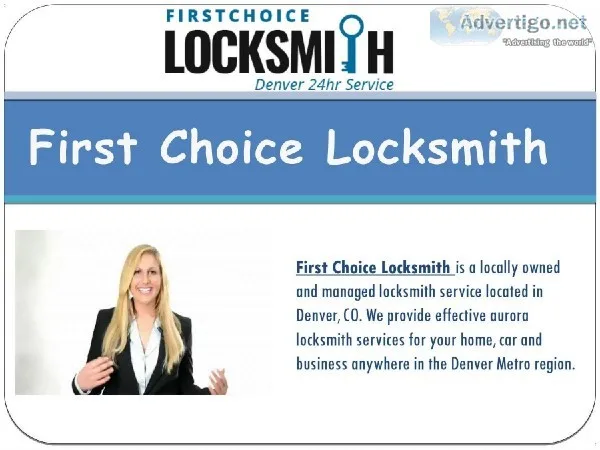 Locksmith service 24hr Denver CO