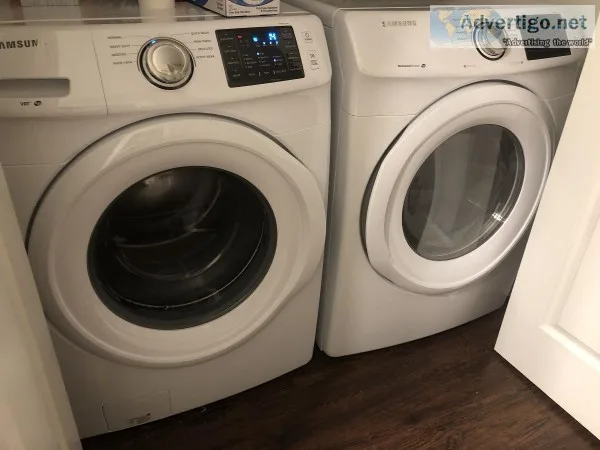 Samsung washer and dryer 1 year old