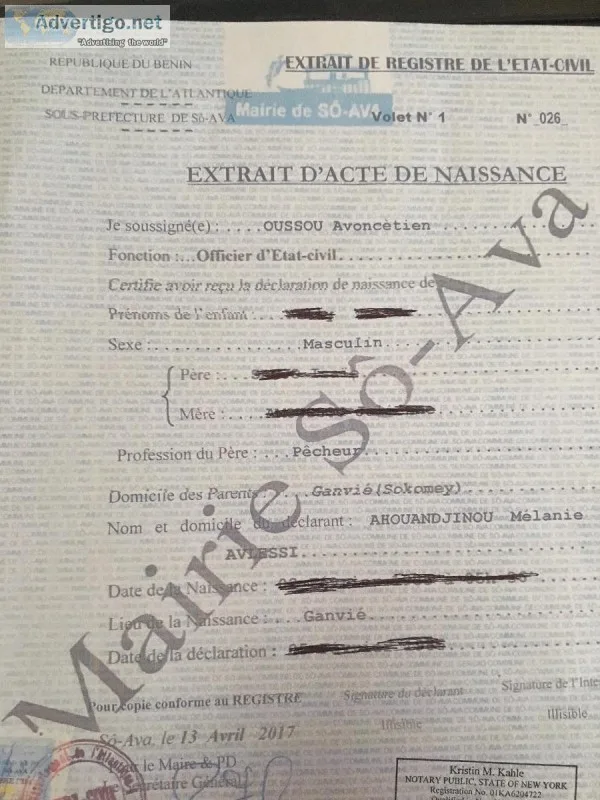 USCIS CERTIFIED FRENCH TRANSLATIONS SERVICES