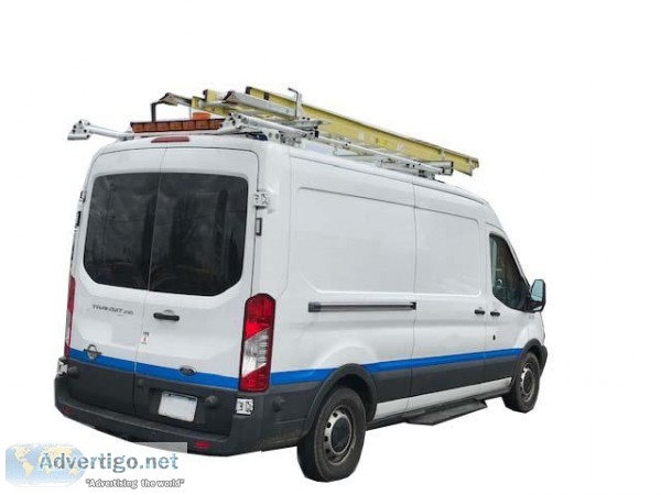 Drop-Down Ladder Rack - NEW for Full Size Van Medium  High Roof