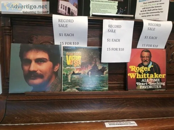 WOW Hall Record Sale