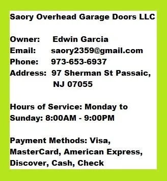Saory Overhead Garage Doors LLC