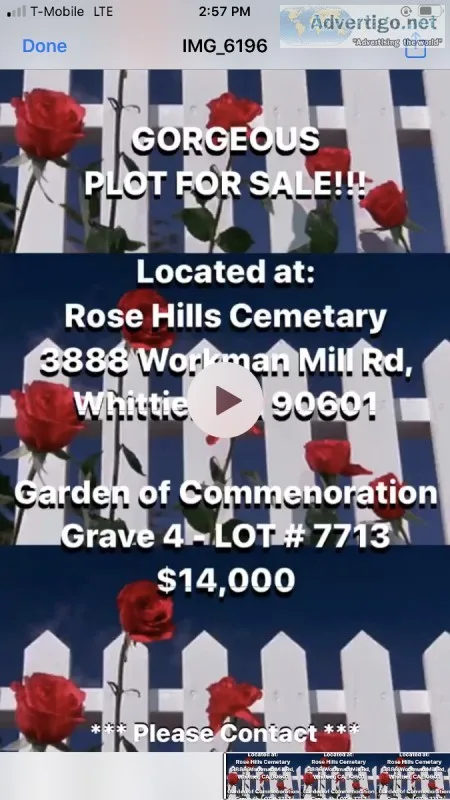 Cemetery Plot