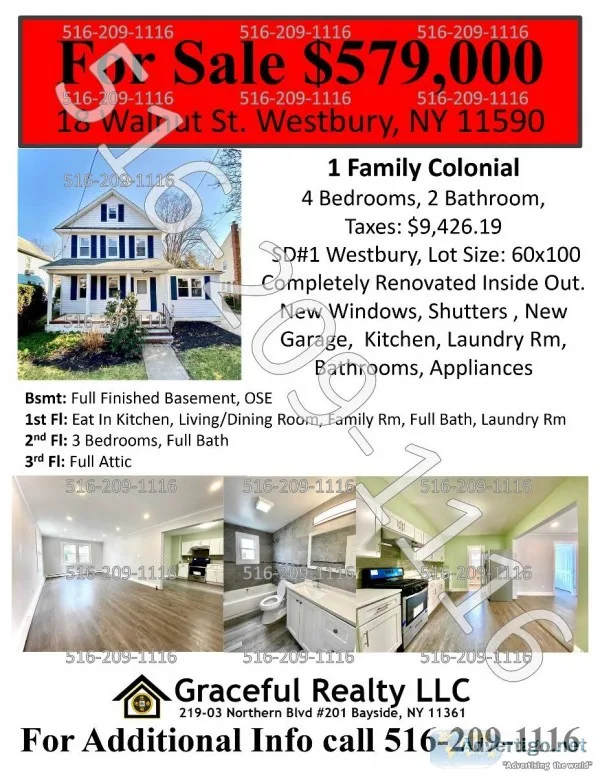 1 Family Colonial in Westbury
