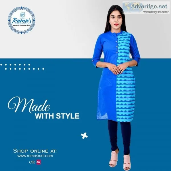 Shop stylish Kurti designs from Best Jaipur Kurti Manufacturer