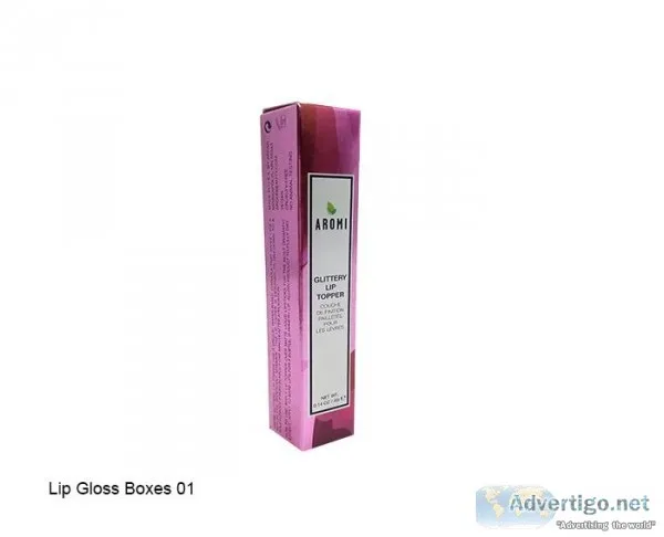 Custom lip gloss boxes