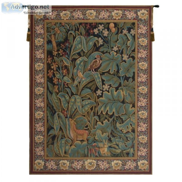 ARISTOLOCHE I BELGIAN TAPESTRY WALL HANGING
