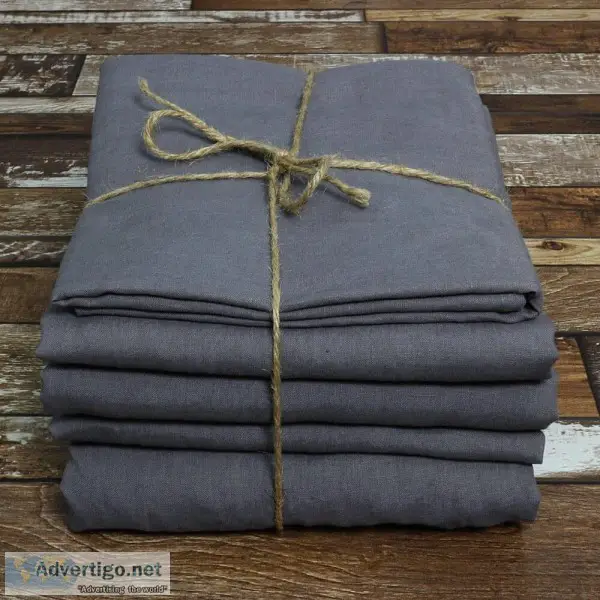 Buy Linen Sheets Set Lead Grey From Linenshed Australia