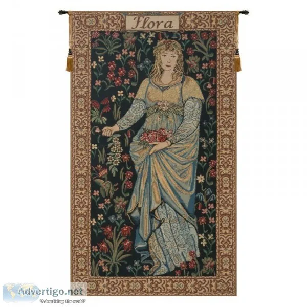 THE FLORA BELGIAN TAPESTRY