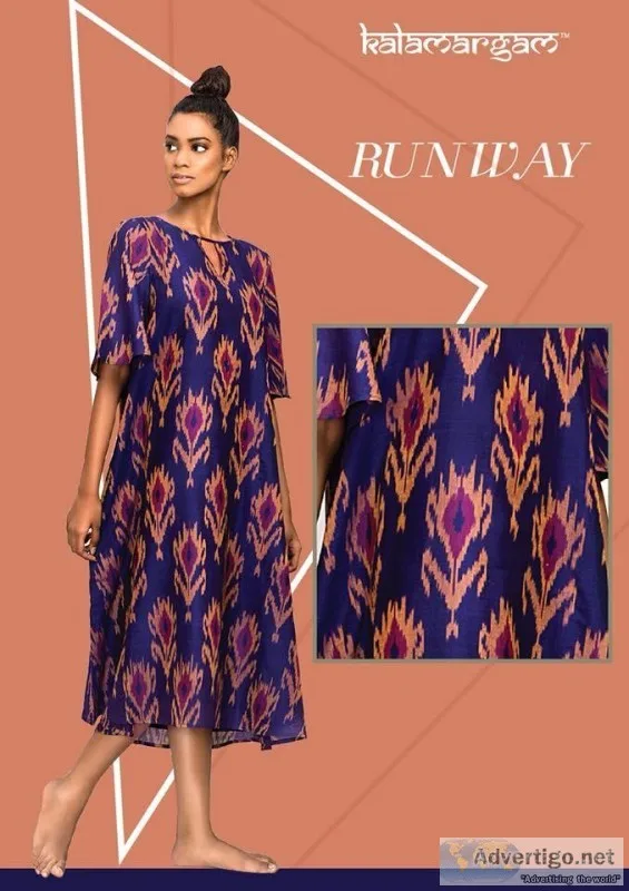 Buy handmade Indian fabric designer dresses ladies kurtas and ve