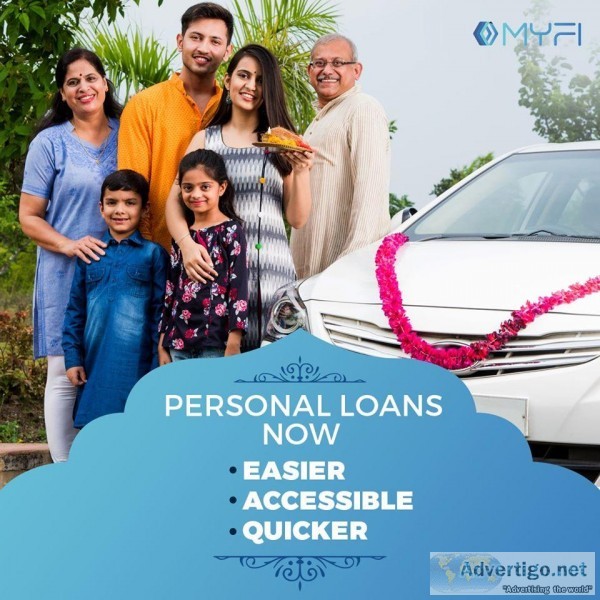 Best Instant Quick Personal Loan Provider in India  Myfi Service