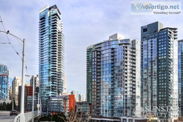 Yaletown 1 Bed  Office 1 Bath Condo w Balcony and View  The Mark