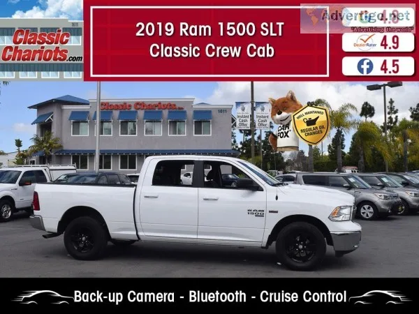 Used 2019 RAM 1500 SLT Classic Crew Cab for Sale in San Diego - 