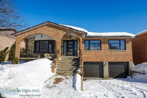 Superb bungalow of unique elegance in Chomedey Laval