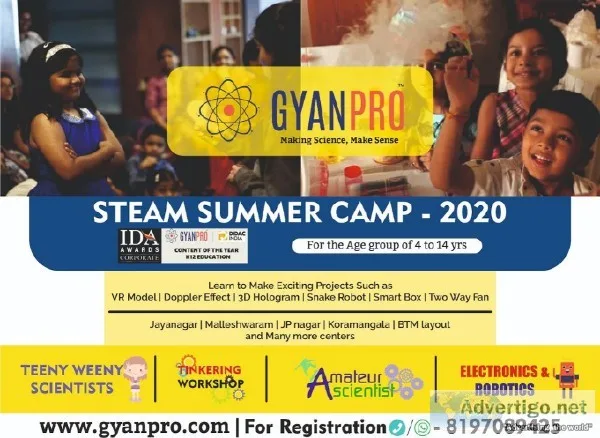 Gyanpro s Summer Camp For kids  2020 JAYANAGAR