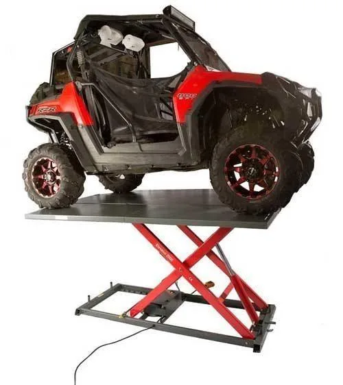 Motorcycle ATV UTV Electric Lift Table Elevator 2000E Repair Sho