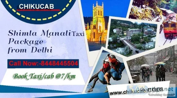 Book Delhi to Shimla taxi at lowest fares